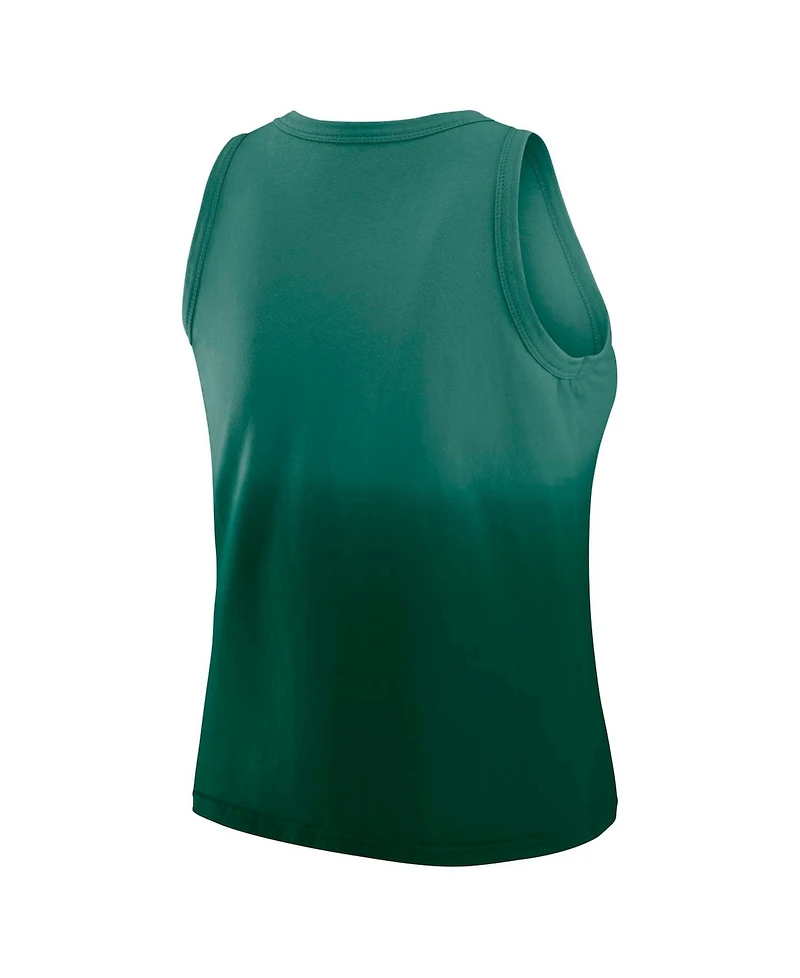 Wear by Erin Andrews Women's x Gracie Hunt Green New York Jets Ombre Tank Top