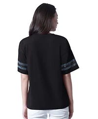 G-iii 4Her by Carl Banks Women's Black Ross Chastain Fan Catch T-Shirt