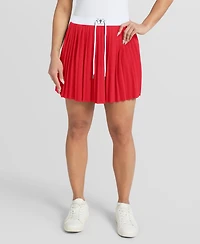 Wear by Erin Andrews Women's Red Philadelphia Phillies Pleated Skort