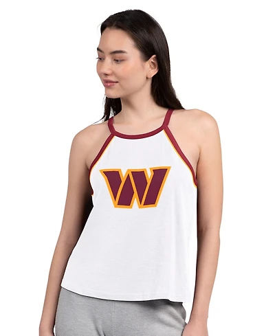 G-iii 4Her by Carl Banks Women's White Washington Commanders Redemption Win Slub Tank Top