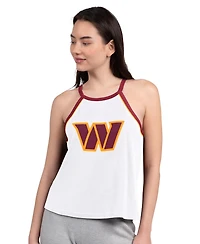 G-iii 4Her by Carl Banks Women's White Washington Commanders Redemption Win Slub Tank Top