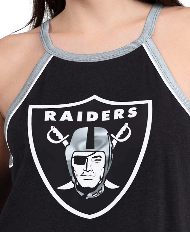 G-iii 4Her by Carl Banks Women's Las Vegas Raiders Redemption Win Slub Tank Top
