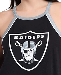 G-iii 4Her by Carl Banks Women's Las Vegas Raiders Redemption Win Slub Tank Top