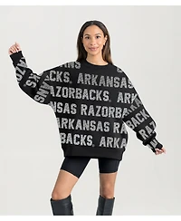 Gameday Couture Women's Black Arkansas Razorbacks Hype Era Sweatshirt