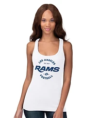 G-iii 4Her by Carl Banks Women's White Los Angeles Rams Preseason Tank Top
