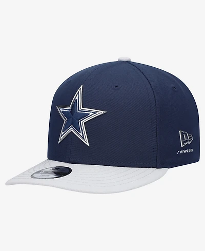 New Era Big Boys and Girls Navy/Silver Dallas Cowboys 2026 Nfl Draft Pre-Curved 9FIFTY Snapback Hat