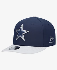New Era Big Boys and Girls Navy/Silver Dallas Cowboys 2026 Nfl Draft Pre-Curved 9FIFTY Snapback Hat