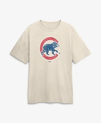 Fanatics Men's Cream Chicago Cubs Stadium Slub T-Shirt