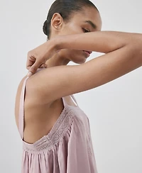 Mango Women's Openwork Details Nightgown