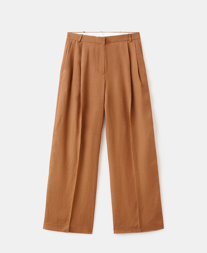 Mango Women's Straight-Fit Suit Pants