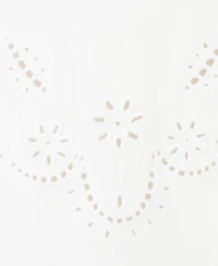 Mango Women's Openwork Embroidery Top