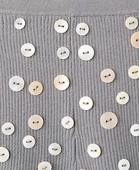 Mango Women's Decorative Buttons Shorts