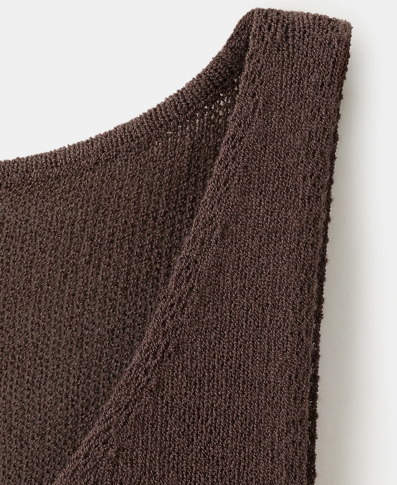 Mango Women's Knot Detail Knitted Top