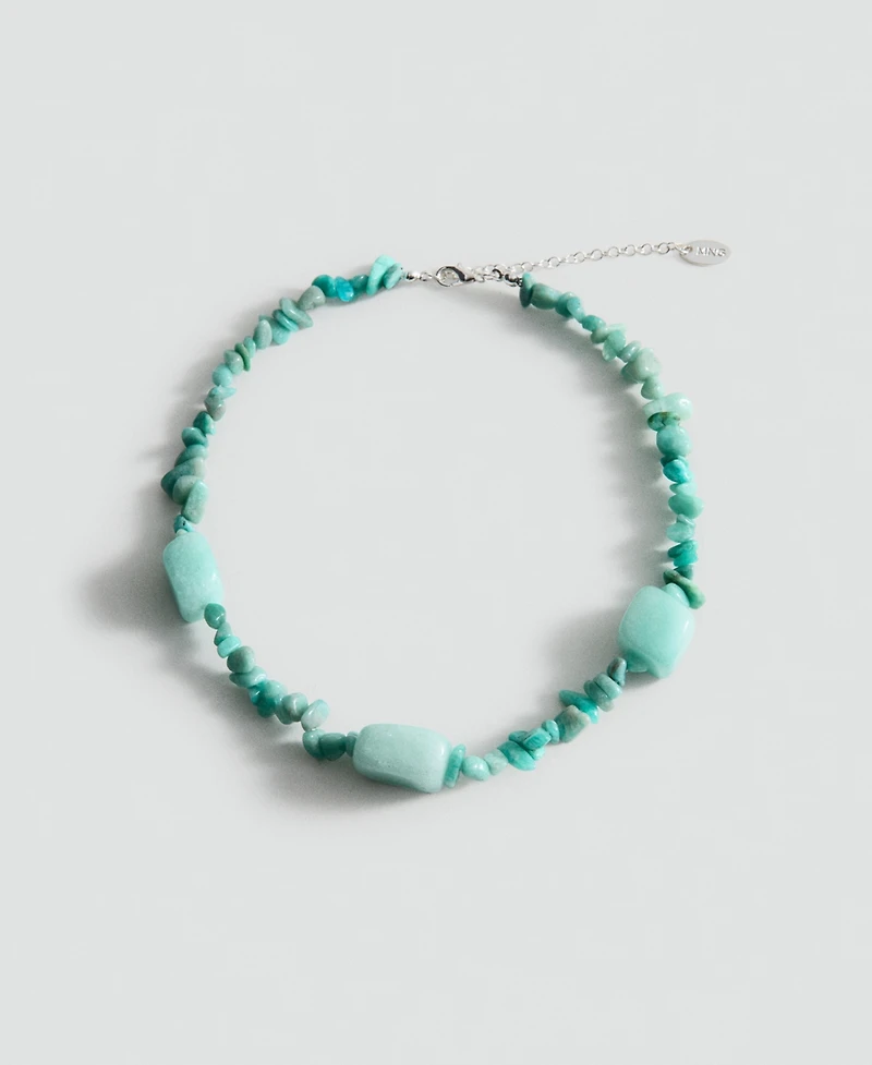 Mango Women's Bead Stone Necklace