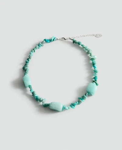 Mango Women's Bead Stone Necklace