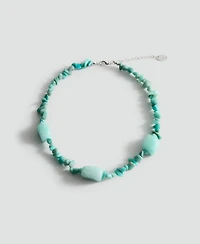 Mango Women's Bead Stone Necklace