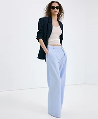 Mango Women's Pinstripe Lyocell Pants