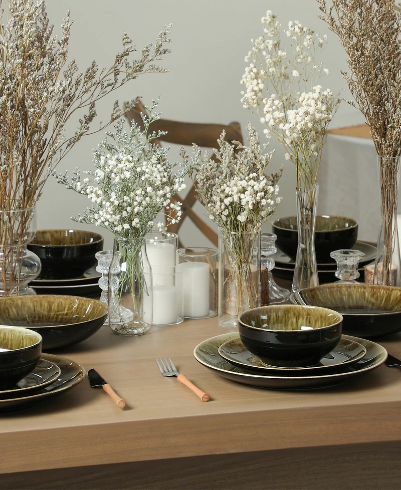 Stone Lain Riley 32-Piece Dinnerware Set, Service For 8