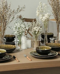 Stone Lain Riley 32-Piece Dinnerware Set, Service For 8