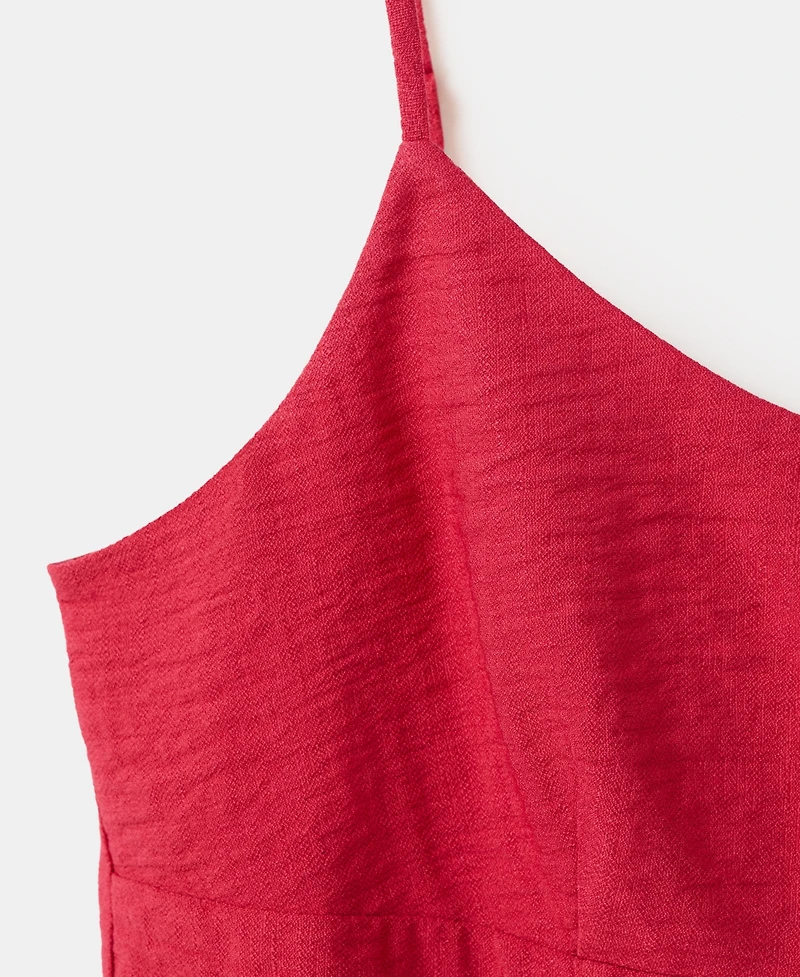 Mango Women's A-Line Crinkle Effect Dress