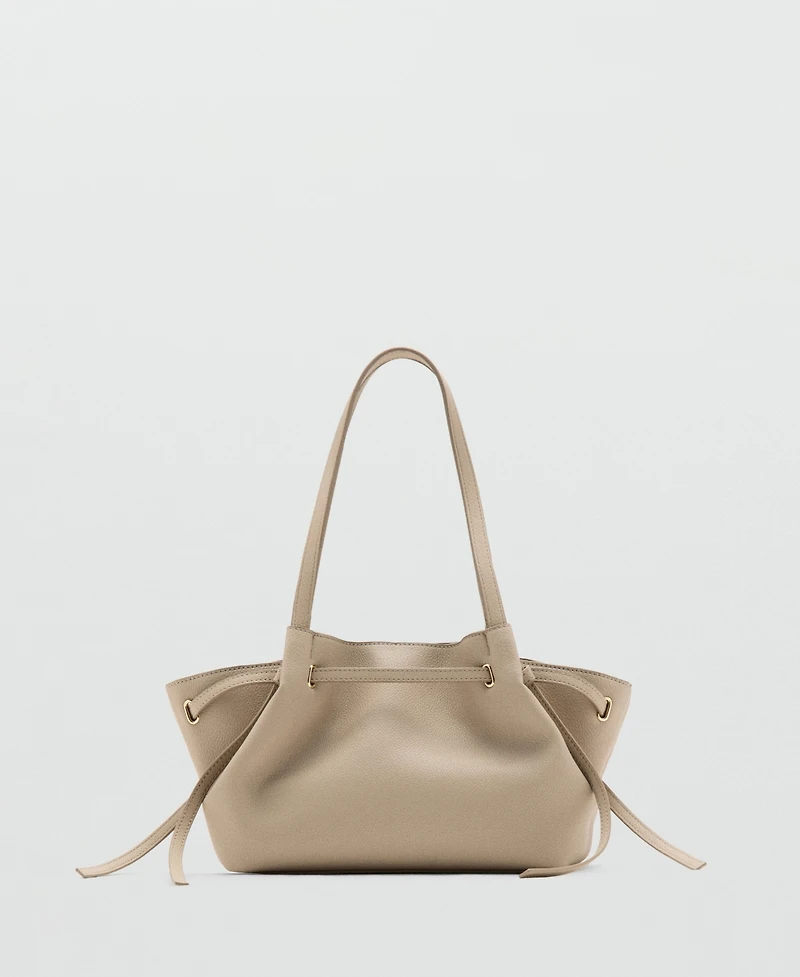 Mango Women's Medium Faux-Leather Shoulder Bag