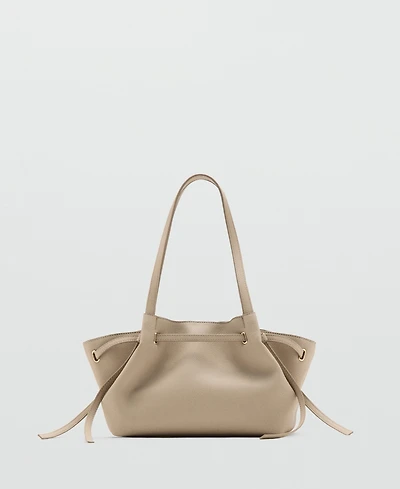 Mango Women's Medium Faux-Leather Shoulder Bag