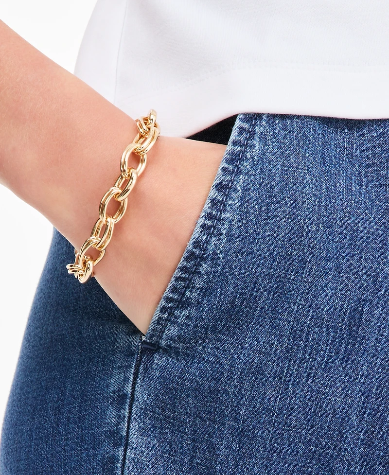 On 34th Multi-Link Statement Bracelet, Macy's Exclusive