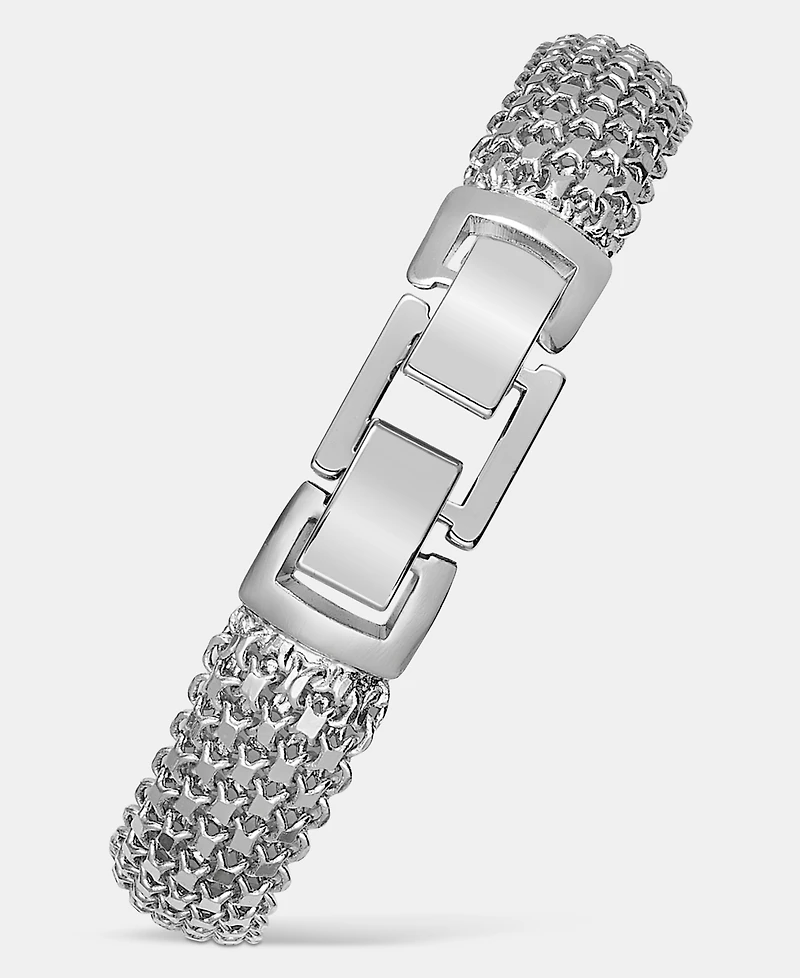 On 34th Silver-Tone Flex Bracelet, Macy's Exclusive