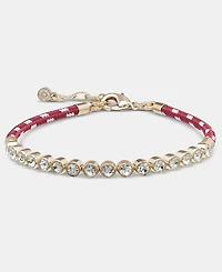 On 34th Crystal Cord Flex Tennis Bracelet, Macy's Exclusive