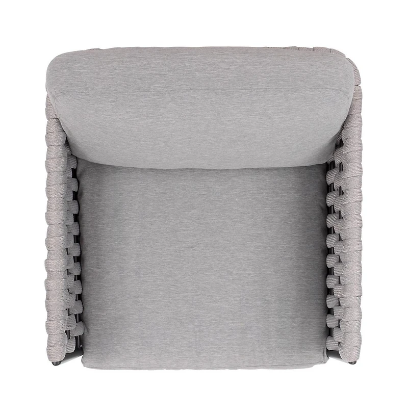 Augusta Home Nicole Rope Patio Swivel Chair