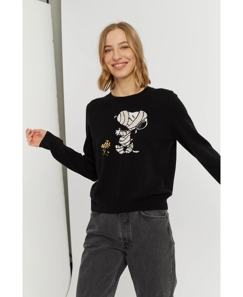 Chinti & Parker Women's Wool-Cashmere Snoopy Mummy Sweater