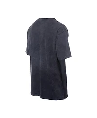 New Era Men's Black York Knicks Lifestyle Capsule Lightning Round Mineral Wash T-Shirt