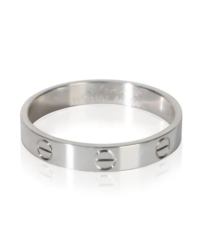 Pre-Owned Cartier White Gold Small Model Love Ring