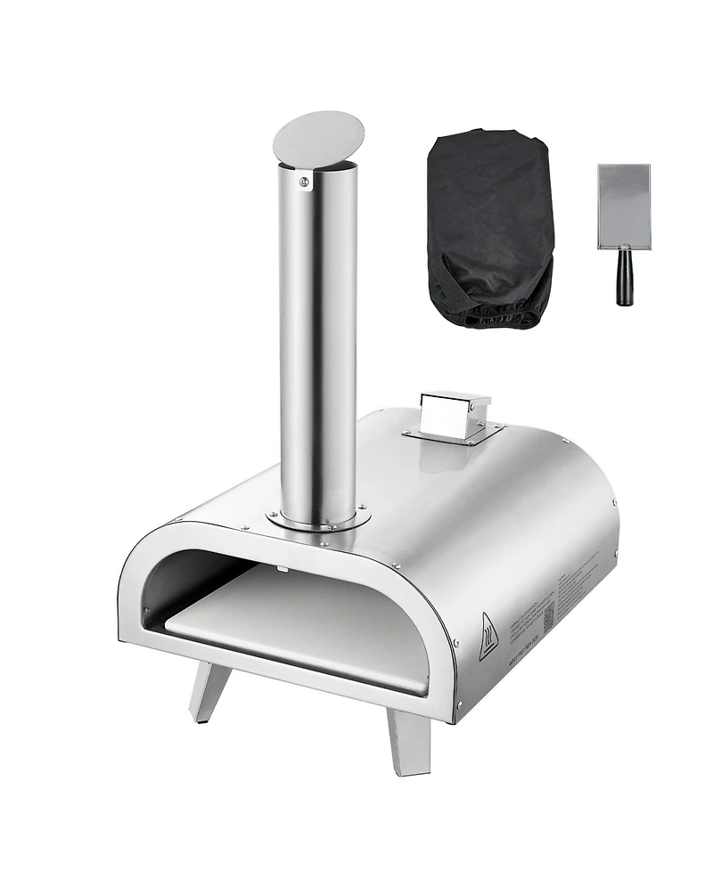 Cozito Outdoor Pizza Oven, 12 inches Wood Pellet Stainless Steel Pizza Maker