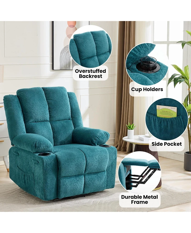 gaomon Oversized Electric Power Lift Recliner Sofa Chair for Elderly with Massage and Heat