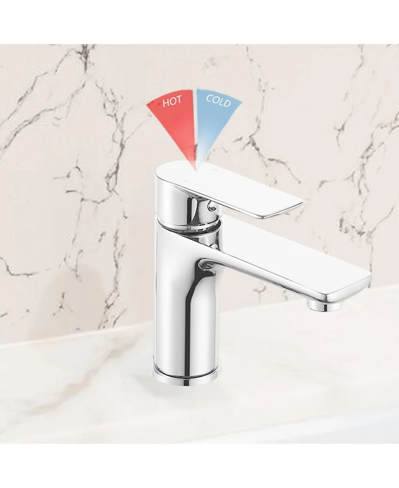 Phying Chrome Single Handle Lavatory Basin Sink Faucet