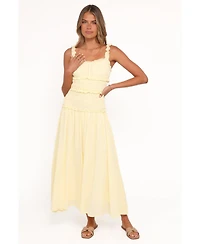 Petal and Pup Women's Enola Gather Midi Dress
