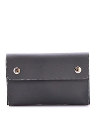 Pre-Owned HERMES Double Snap Pochette Crossbody Epsom