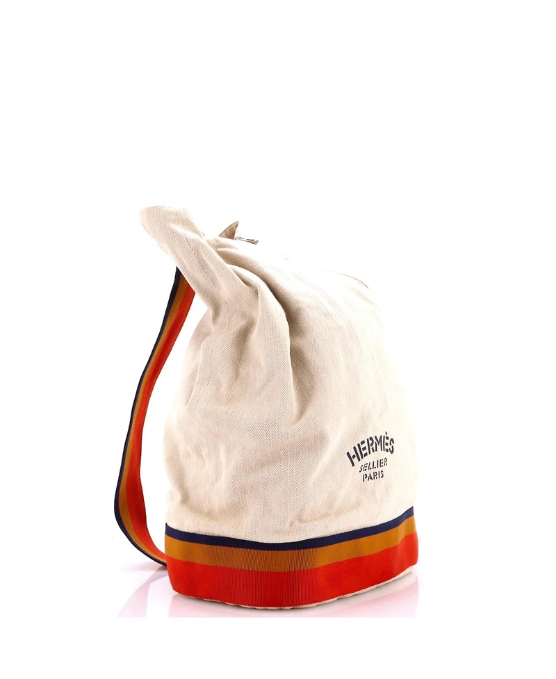 Pre-Owned HERMES Cavalier Sling Bag Toile and Nylon