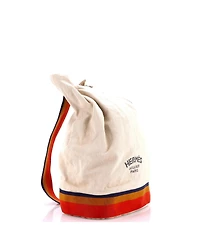 Pre-Owned HERMES Cavalier Sling Bag Toile and Nylon