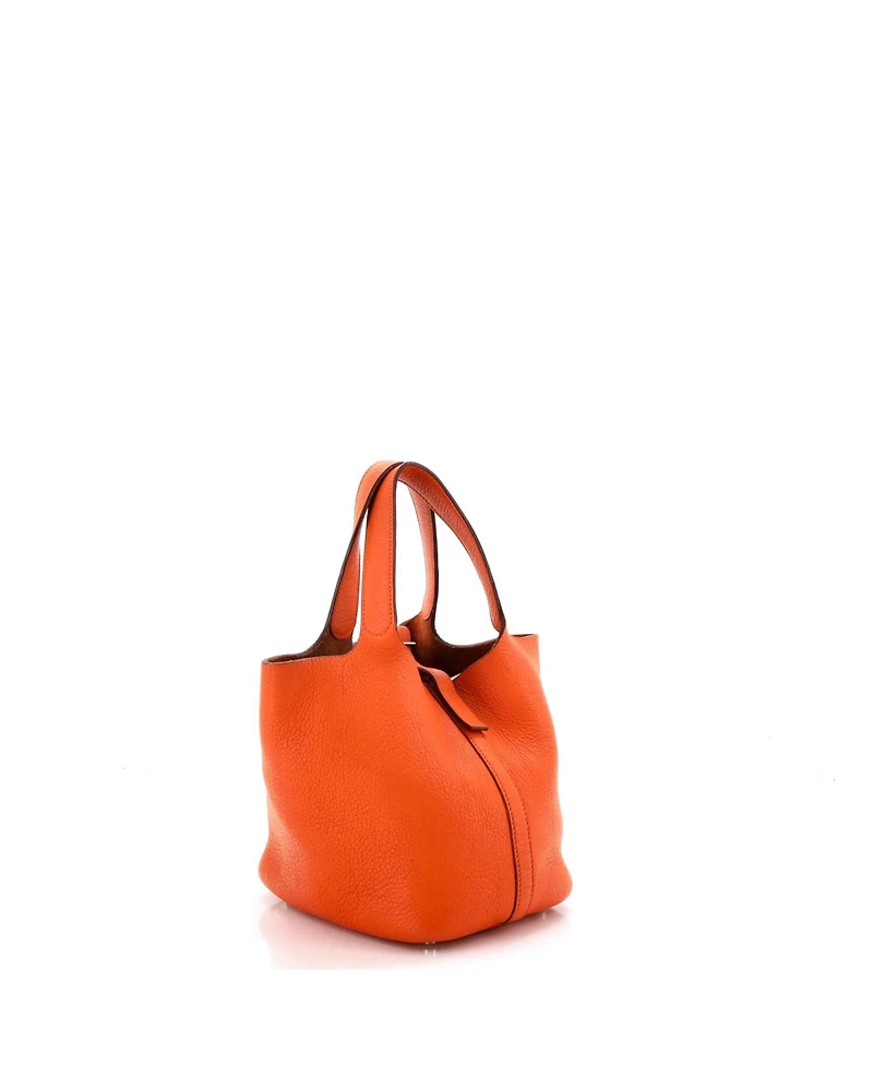 Pre-Owned HERMES Pm Picotin Bag Clemence