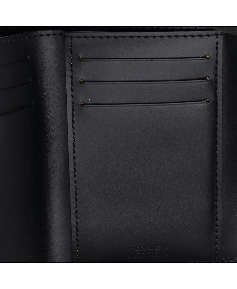 Pre-Owned Goyard Compact Saint Gabriel Wallet Coated Canvas and Leather