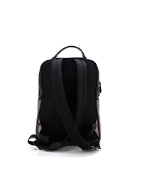Pre-Owned Fendi Medium Multi Pocket Backpack Nylon with Zucca Canvas and Leather