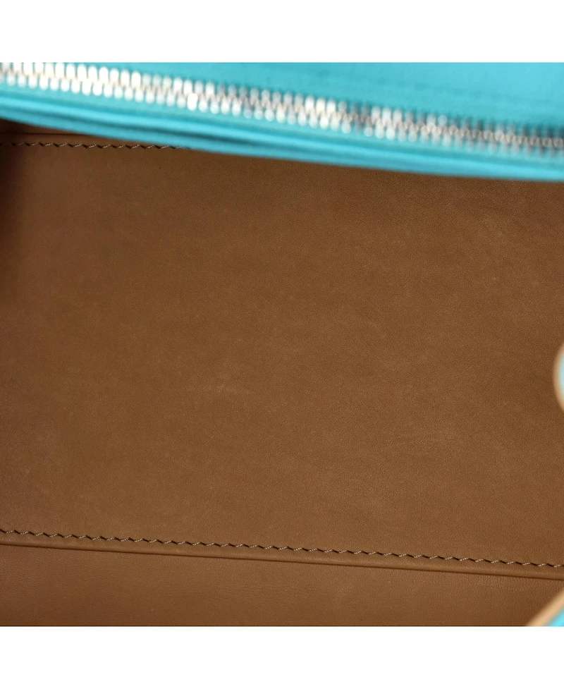 Pre-Owned Delvaux Mm Brillant Top Handle Bag Leather