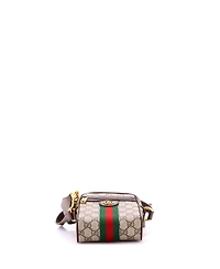 Pre-Owned Gucci Mini Ophidia Messenger Bag Gg Coated Canvas