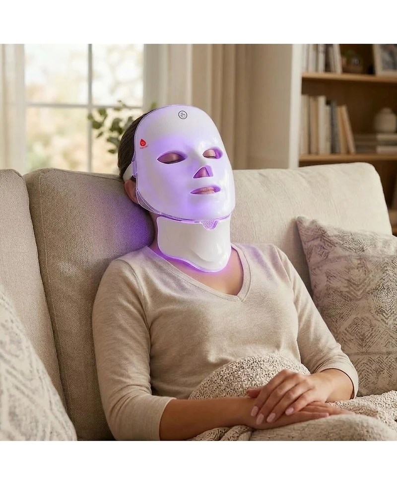 Pursonic 7 in 1 Led Light Therapy Face and Neck Mask and Led Light Therapy Panel