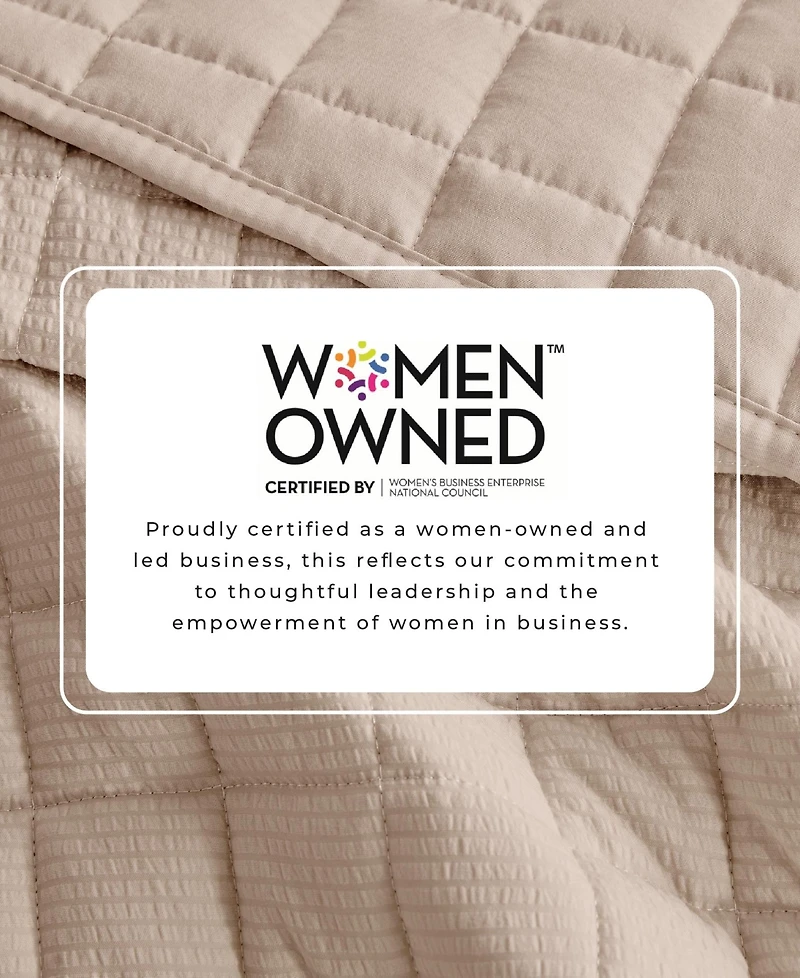 Linery and Co. Seersucker Quilt Set With Shams