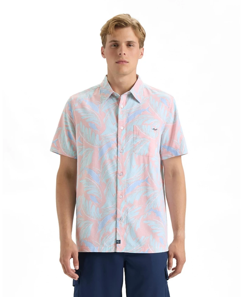 Salt Life Men's Palm Promenade Woven Shirt