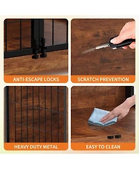Gaomon Heavy Duty Wooden Dog Crate Furniture
