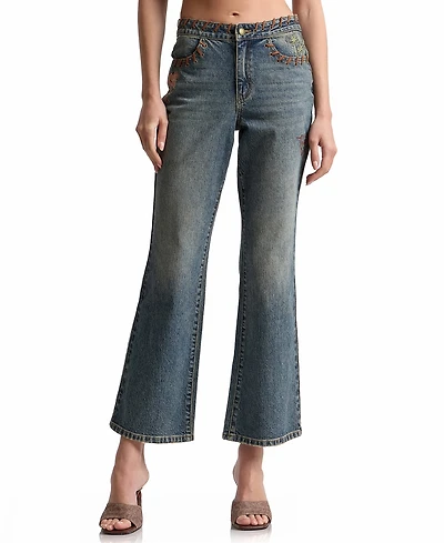Avec Les Filles Women's Flare Jeans